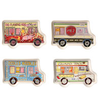 Alternate image Food Truck Snack Plates Set