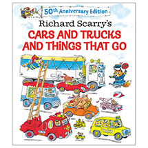 Alternate image for Richard Scarry Cars & Trucks & Things That Go 50th Anniversary Edition Book