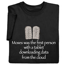 Product Image for Moses and the Tablet T-Shirt or Sweatshirt