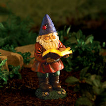 Alternate image for Solar Reading Garden Gnome 