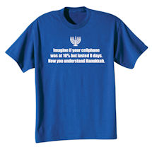 Alternate Image 2 for The Miracle of Hanukkah T-Shirt or Sweatshirt