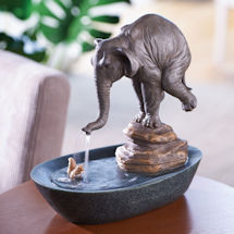 Product Image for Elephant and Squirrel Table Fountain