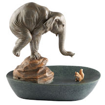 Alternate Image 1 for Elephant and Squirrel Table Fountain