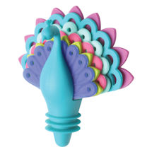 Product Image for Peacock Bottle Stopper and Wine Glass Markers