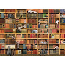 Alternate image Books and Cats Puzzle