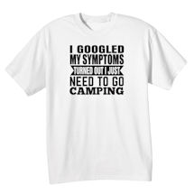 Alternate Image 4 for Personalized I Googled My Symptoms Shirts