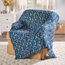 Alternate image for Cats Quilted Throw Blanket