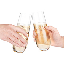Product Image for Final Touch® Sparkling Wine Glasses - Set of 2