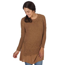 Alternate image Meg Layered Sweater Tunic Top