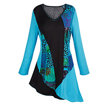 Alternate image for Asymmetrical Tunic Top