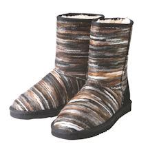 Alternate image Smokey Stripe Fleece Lined Boot