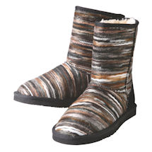 Alternate image Smokey Stripe Fleece Lined Boot