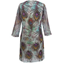 Alternate image Peacock Lacey Tunic Top
