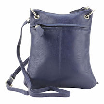 Alternate image for Zip-Top Leather Crossbody Bag