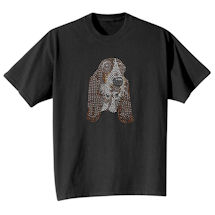 Alternate image Rhinestone Dog Ladies T-Shirts