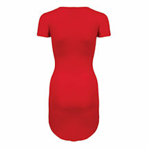 Alternate image for Round Hem Long T-Shirt Knit Dress Ladies-Fit Solid Color