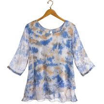 Alternate image for Soft Clouds Chiffon Tunic Top