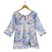 Alternate image for Soft Clouds Chiffon Tunic Top