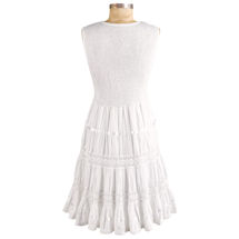 Alternate image Boho White Dress