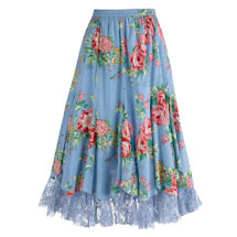 Alternate image Cabbage Rose Tulle Skirt