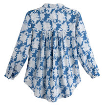 Alternate image Classic Blue & White Pajama Set