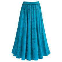 Alternate image Over-Dyed Rayon Maxi Skirt