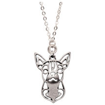 Alternate image Abstract Dog Head-Shot Necklaces
