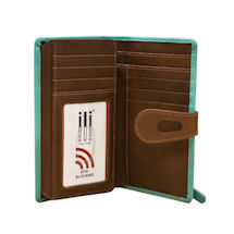 Alternate image Leather Rfid Protection Cash 'N Card Case