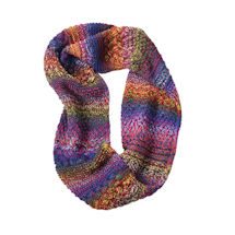 Alternate image Mixed-Stitch Sparkly Infinity Scarf