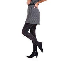 Alternate image Boot Foot Patterned Tights