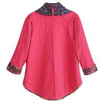 Alternate image Cherry Pink Reversible Oversized Jacket