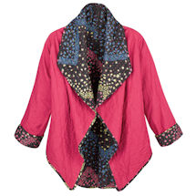 Alternate image Cherry Pink Reversible Oversized Jacket