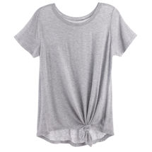 Alternate image Soft-Spun Knit Tunic T-shirt With A Twist
