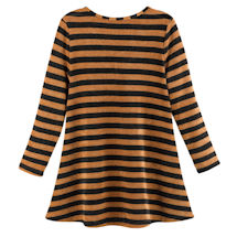 Alternate image Vee Stripe Chenille Sweater-Knit Tunic