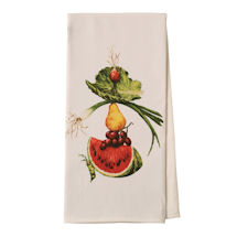 Alternate image Country Critters In Hats Tea Towels - Pig