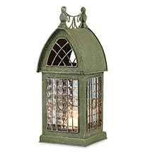 Alternate image for Glass Panel Architectural Tealight Lantern - Durham
