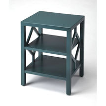 Alternate image Teal 3-Tier Accent Table