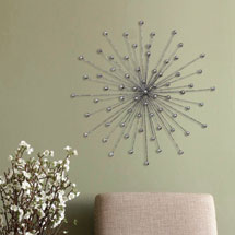 Alternate image for Silver Burst Wall Décor