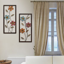 Alternate image for Floral Panel Wall Décor - Pair