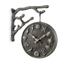 Alternate image Undersea Life Garden Clock and Thermometer