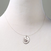 Product Image for Sterling Silver Personalized Fingerprint Necklace