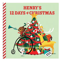 Alternate image for Personalized 'My 12 Days of Christmas' Story Book