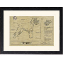 Personalized Framed Dog Breed Architectural Renderings - Giant Schnauzer