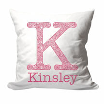 Alternate image Personalized Large Paisley Initial And Name Pillow