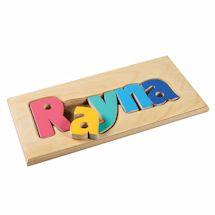 Alternate image for Personalized Children's Name Wooden Puzzle Board - 1-6 Letters