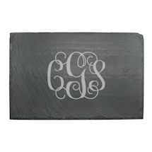 Product Image for Personalized Monogram Slate Cheese Board