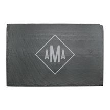 Alternate Image 4 for Personalized Monogram Slate Cheese Board