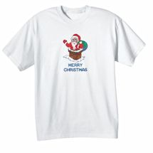 Alternate Image 2 for Children's Color Your Own Santa T-Shirt & Markers Set
