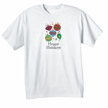 Alternate Image 2 for Children's Color Your Own Holiday Ornaments T-Shirt & Markers Set
