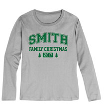 Alternate Image 5 for Personalized Family Christmas Tree Shirt